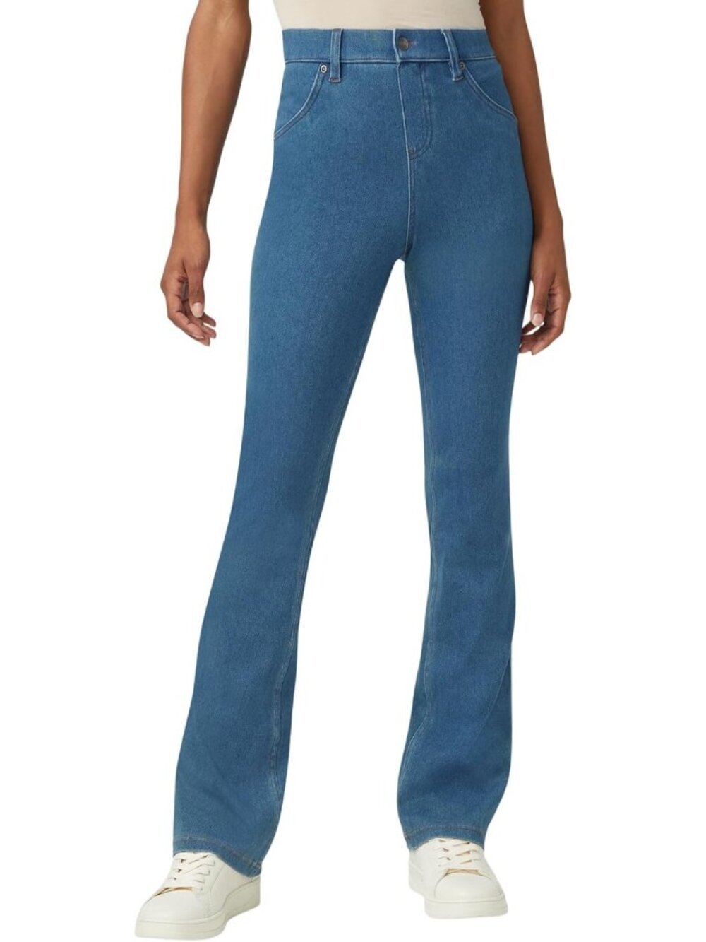 HUE Women's Ultra Soft High Waist Denim Leggings